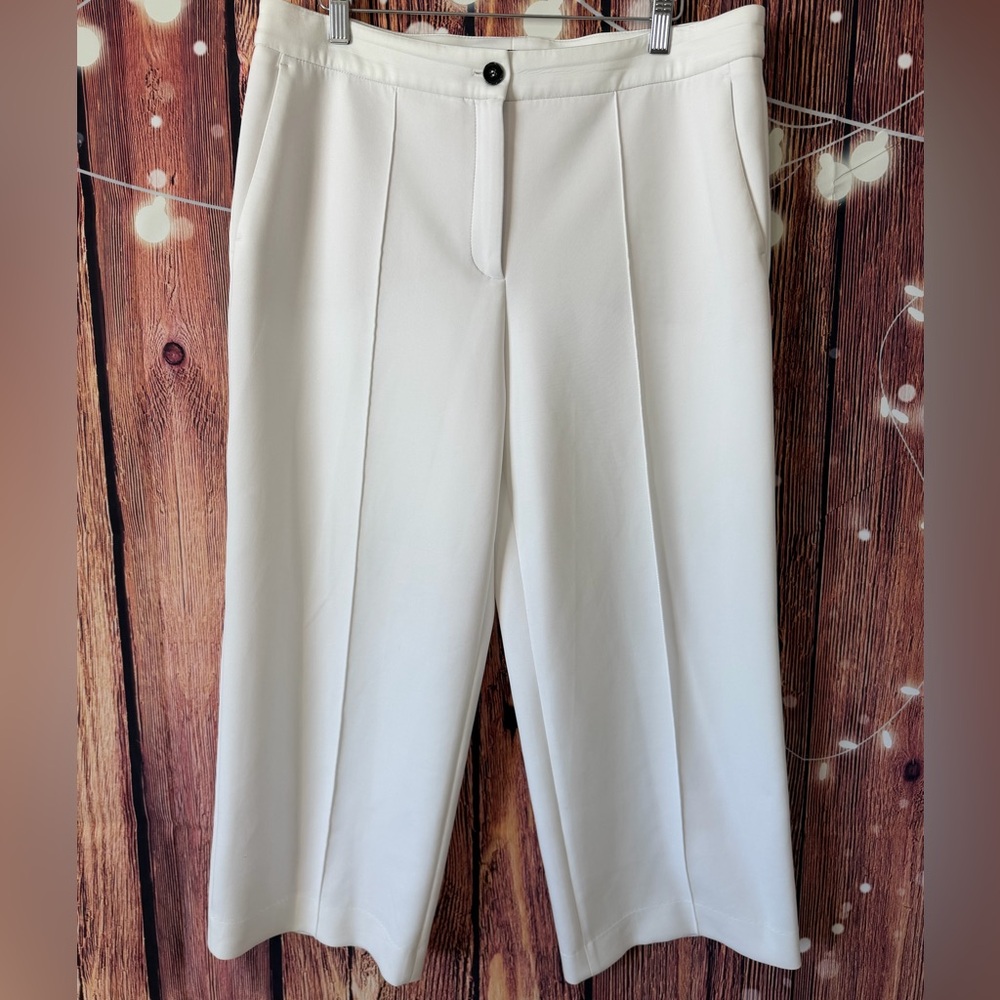 Marc Cain Off White Cropped Trousers